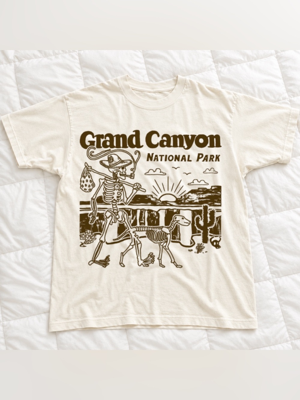 Grand Canyon National Park Graphic Tee - Cream Vintage
